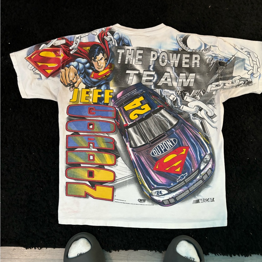 Superman x Nascar racing tee